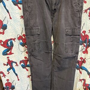 Men's Gray carhartt aviation pants read description 38/34